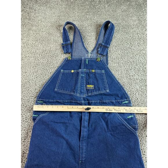 OSH KOSH B’GOSH Overalls Mens 38 Denim Vestbak Bib Workwear 38x27 VINTAGE - Picture 5 of 13